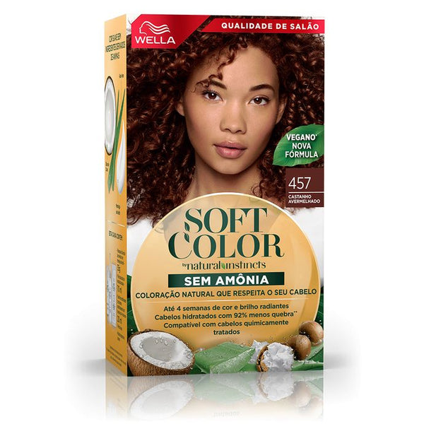 Tinta de Cabelo Soft Color Castanho Avermelhado 457